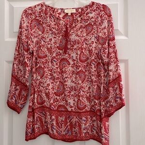 Lucy and Laurel BOHO Blouse Size XS
